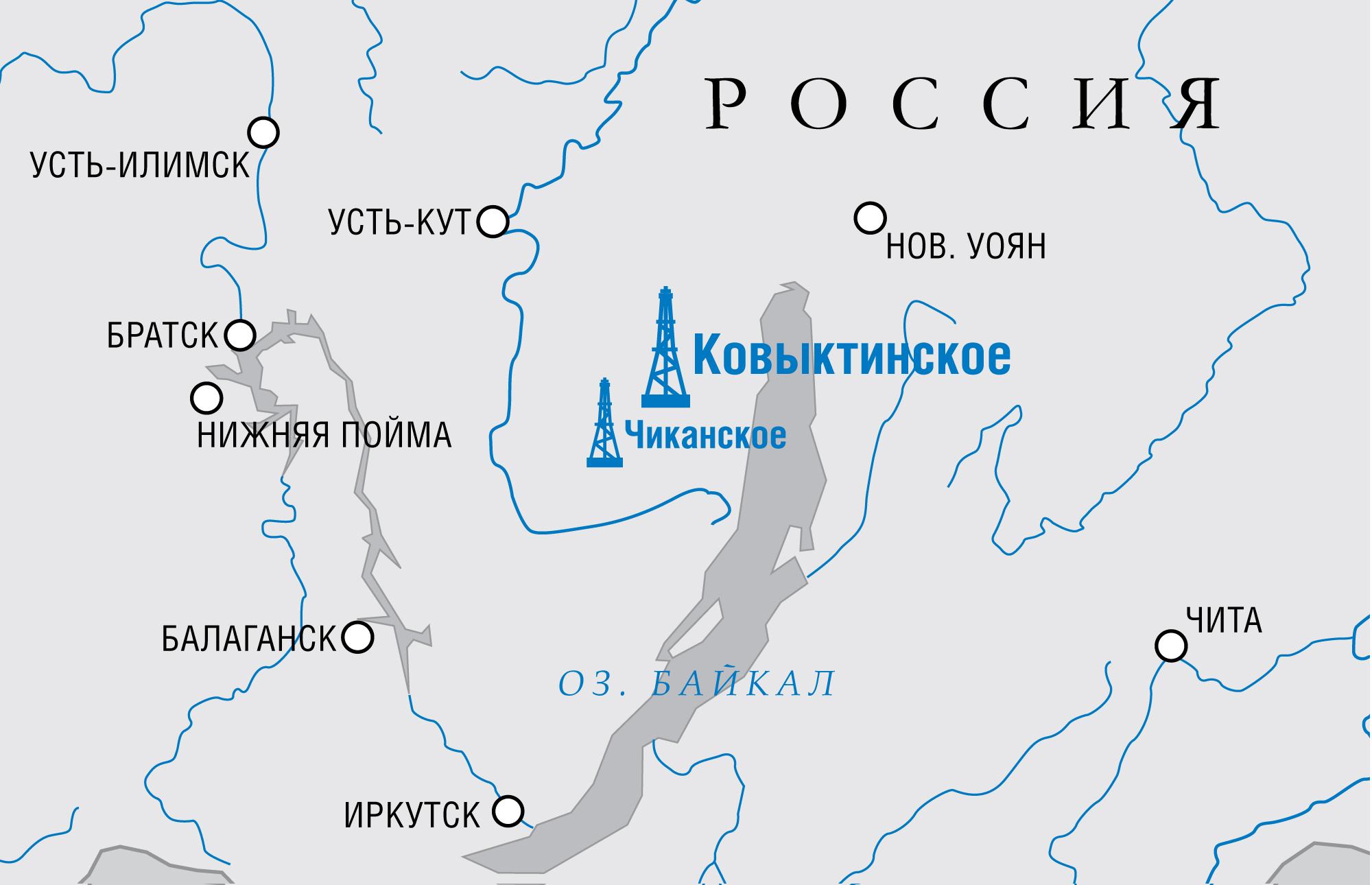Ковыкта месторождение Иркутская область