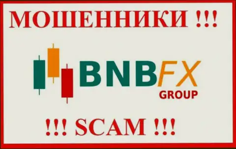Логотип МОШЕННИКА BNBFX