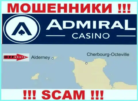 Поскольку AdmiralCasino Com пустили свои корни на территории Alderney, похищенные финансовые вложения от них не вернуть