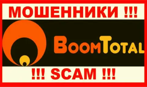 Логотип ЛОХОТРОНЩИКА Boom Total