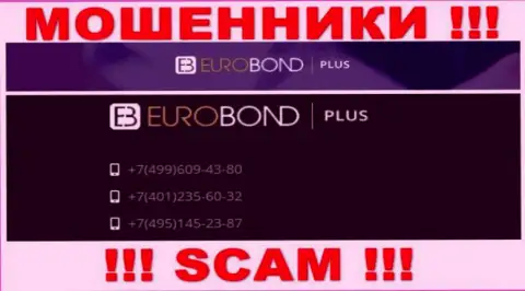 Знайте, что мошенники из организации EuroBond International звонят клиентам с различных номеров телефонов