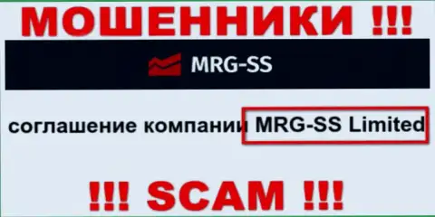 Юр лицо конторы MRG SS - это MRG SS Limited, инфа позаимствована с официального онлайн-ресурса