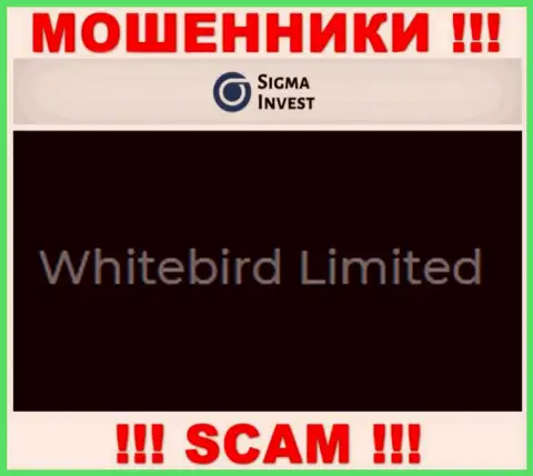 Whitebird Limited - это мошенники, а руководит ими юридическое лицо Вайтебирд Лтд