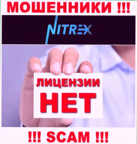 Будьте очень внимательны, организация Nitrex не получила лицензию - это internet-лохотронщики