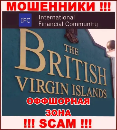 Официальное место регистрации WMIFC на территории - British Virgin Islands