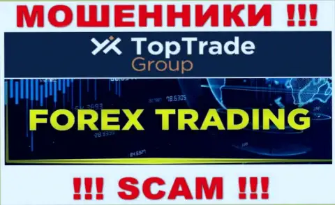 TopTrade Group - это интернет мошенники, их деятельность - ФОРЕКС, нацелена на отжатие денежных активов клиентов