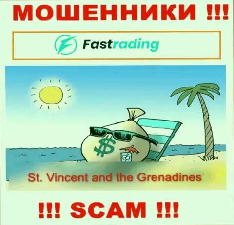 Офшорные internet аферисты FasTrading Com скрываются вот здесь - St. Vincent and the Grenadines