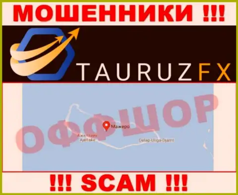 С мошенником TauruzFX не надо сотрудничать, они расположены в оффшоре: Marshall Island