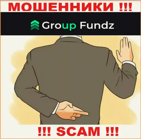 Не спешите с намерением сотрудничать с компанией GroupFundz Com - грабят
