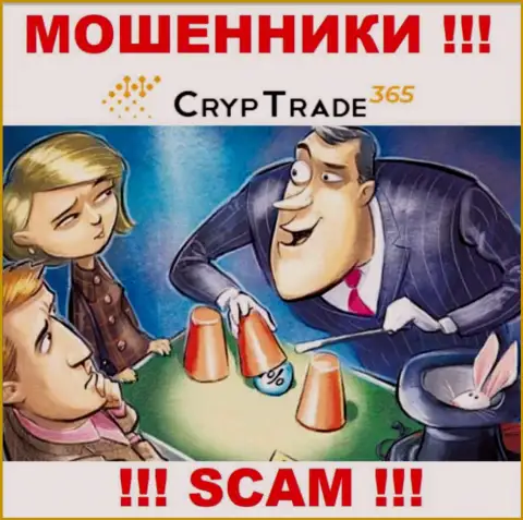 CrypTrade365 - это КИДАЛОВО ! Заманивают клиентов, а после присваивают их денежные вложения