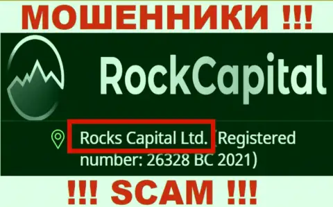 Рокс Капитал Лтд - данная организация руководит разводняком Rock Capital
