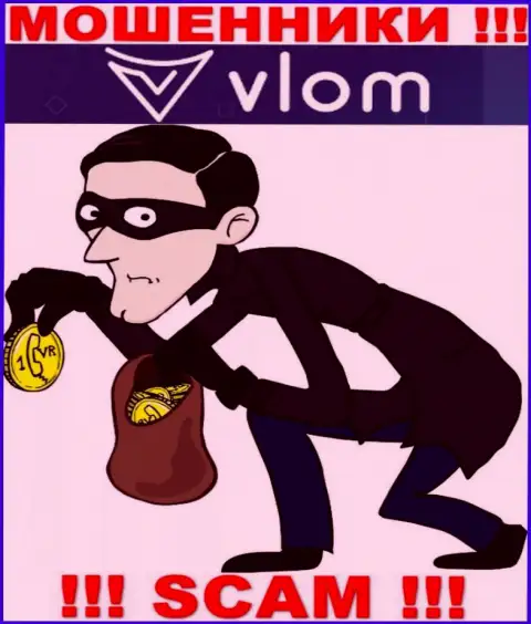 Если даже брокер Vlom обещает заоблачную прибыль, довольно рискованно вестись на этот обман