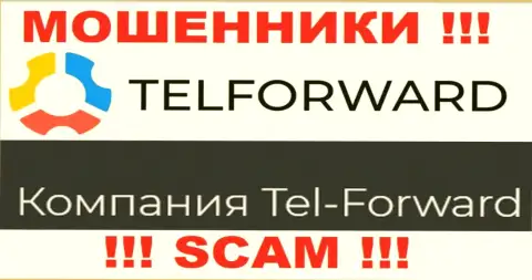 Юридическое лицо TelForward - это Тел-Форвард, такую инфу оставили аферисты у себя на web-портале