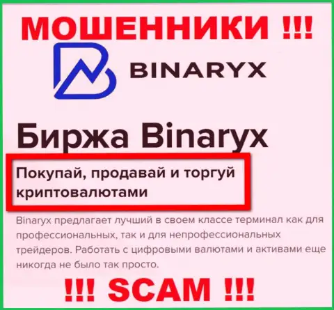 Осторожно ! Binaryx - это однозначно интернет лохотронщики !!! Их деятельность противоправна