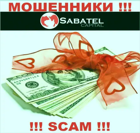 Из брокерской организации Sabatel Capital вложенные деньги вернуть обратно не сумеете - заставляют заплатить еще и комиссионный сбор на прибыль