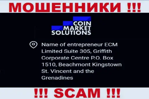ECM Limited - это МОШЕННИКИ, отсиживаются в офшорной зоне по адресу - Suite 305, Griffith Corporate Centre P.O. Box 1510, Beachmont Kingstown St. Vincent and the Grenadines