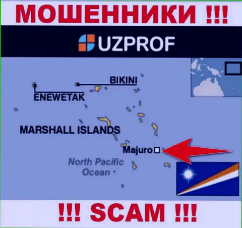 Прячутся internet-мошенники UzProf Com в оффшоре  - Majuro, Marshall Islands, будьте очень бдительны !