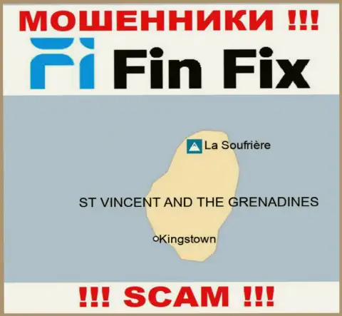 Fin Fix спрятались на территории Сент-Винсент и Гренадины и свободно сливают денежные активы