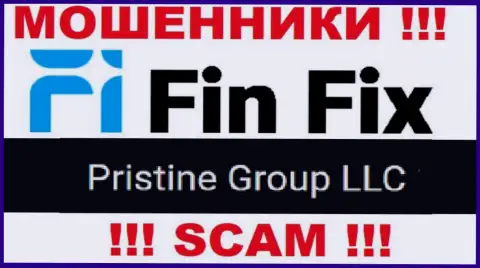 Юридическое лицо, владеющее обманщиками ФинФикс Ворлд - это Pristine Group LLC