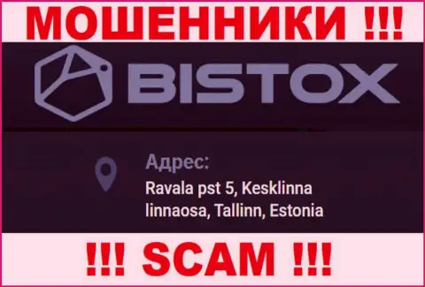 Избегайте взаимодействия с Bistox Com - указанные мошенники представляют левый официальный адрес