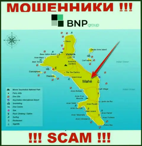 BNPLtd Net зарегистрированы на территории - Mahe, Seychelles, остерегайтесь работы с ними