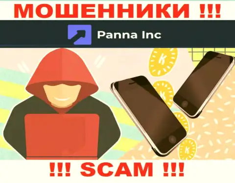 Вы рискуете быть следующей жертвой internet ворюг из организации Panna Inc - не поднимайте трубку