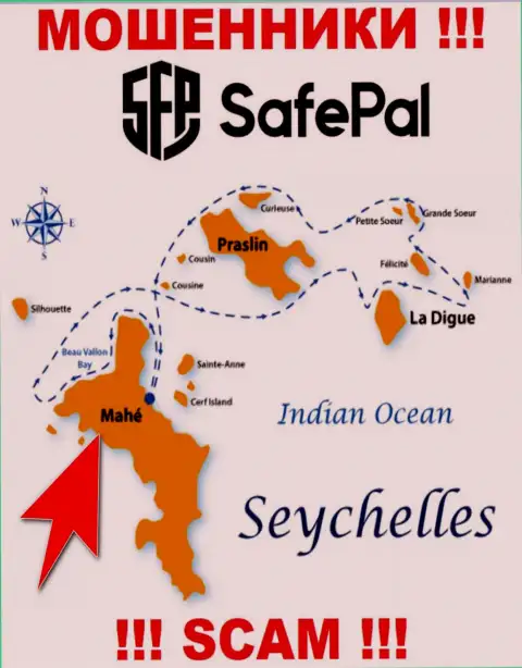 Mahe, Republic of Seychelles - это место регистрации компании SafePal, находящееся в оффшоре