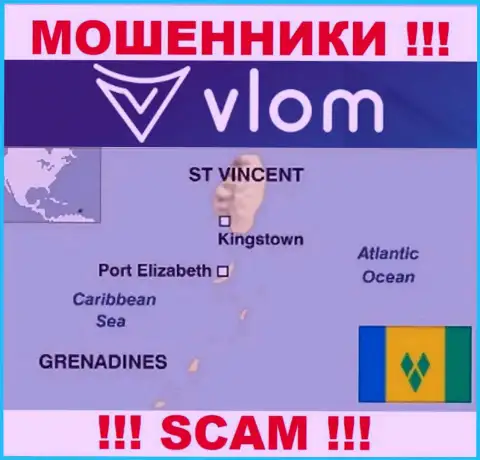 Влом пустили свои корни на территории - Saint Vincent and the Grenadines, остерегайтесь сотрудничества с ними