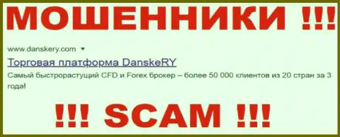 DanskeRy - это КУХНЯ НА FOREX !!! SCAM !!!